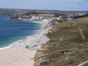 Porthleven from Penrose Farm