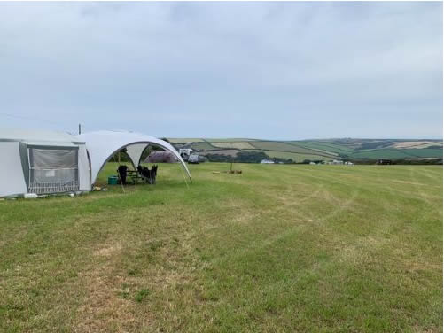 Tent in Treza camp site